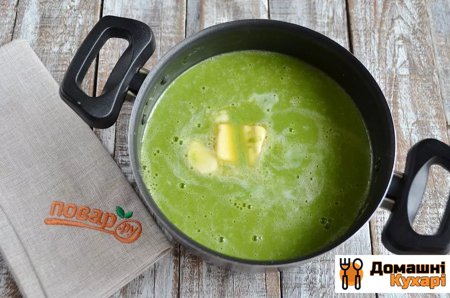 Суп-пюре з зеленого горошку - фото крок 5