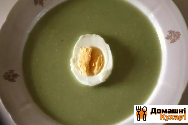 Суп-пюре з зеленого лука - фото крок 5