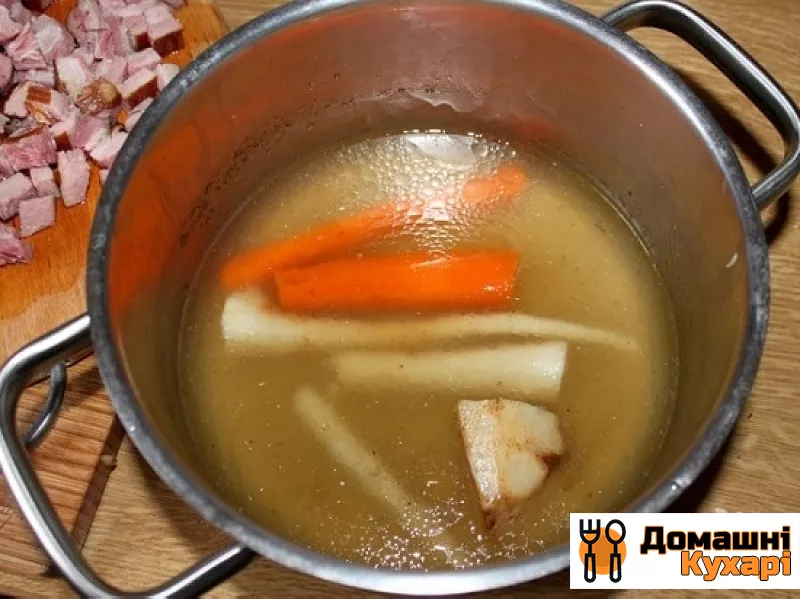 Суп гороховий з копченостями - фото крок 9