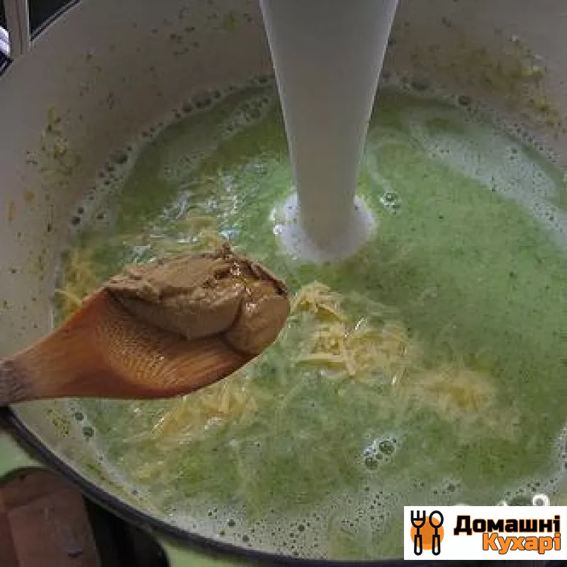 Суп з брокколі з крутонами - фото крок 7