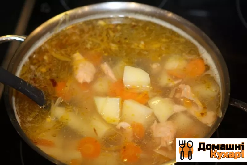 Суп з форелі - фото крок 9