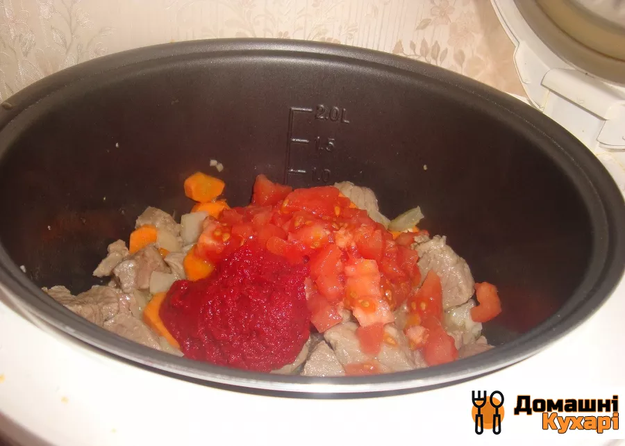Суп з яловичини в мультиварці - фото крок 6
