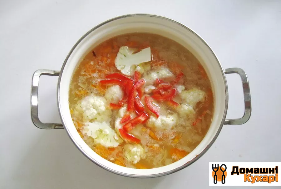 Суп з індички з цвітною капустою - фото крок 6