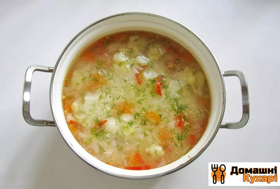 Суп з індички з цвітною капустою - фото крок 8