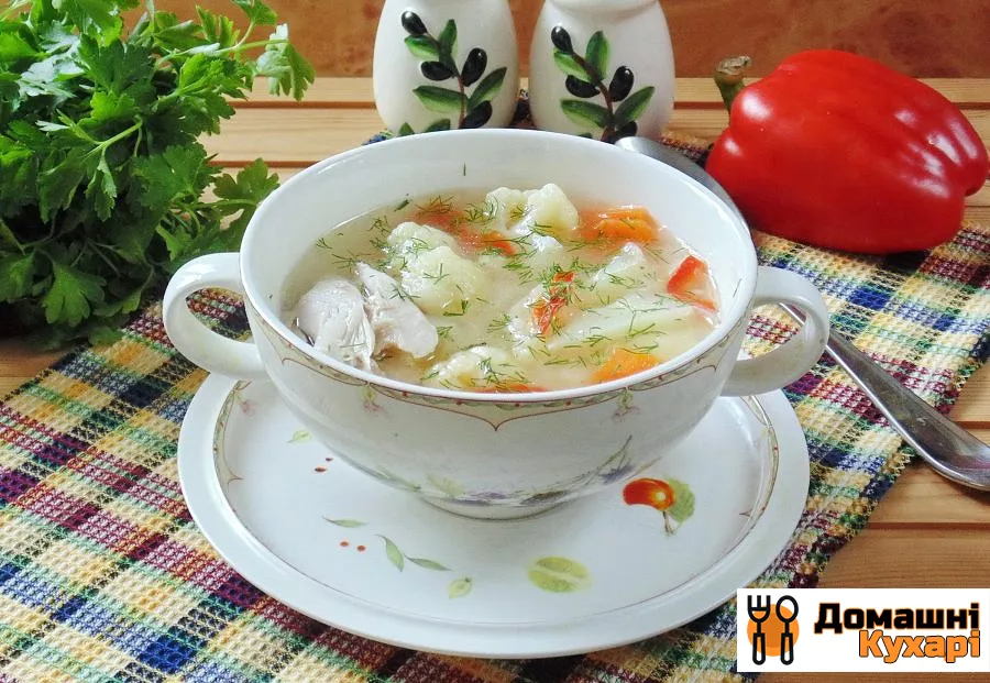 Суп з індички з цвітною капустою - фото крок 9