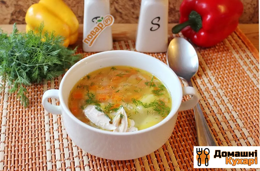 Суп з індички з вермішеллю - фото крок 9