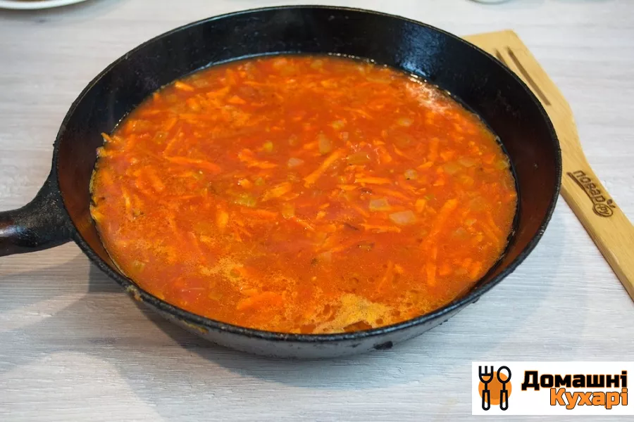 Суп з кільки в томаті - фото крок 6