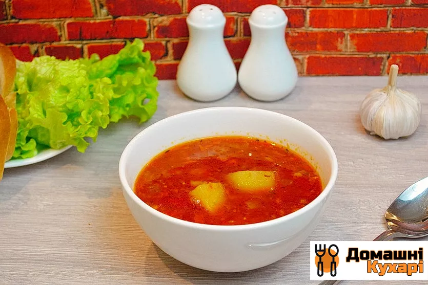 Суп з кільки в томаті - фото крок 8