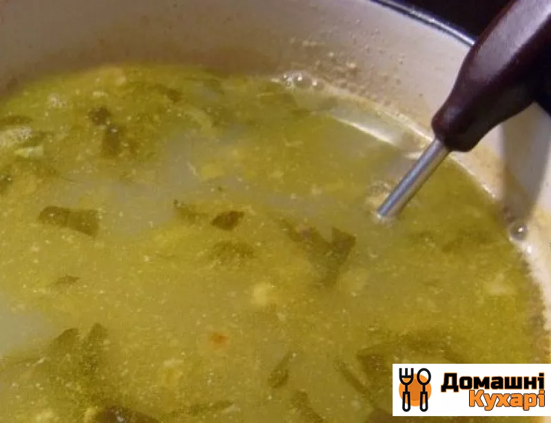 Суп з консервованого щавлю - фото крок 7