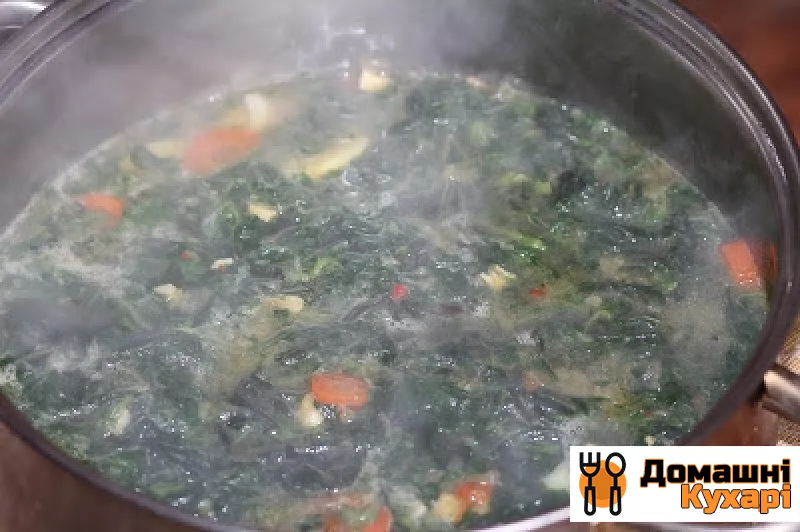 Суп з кропиви з бринзою - фото крок 3