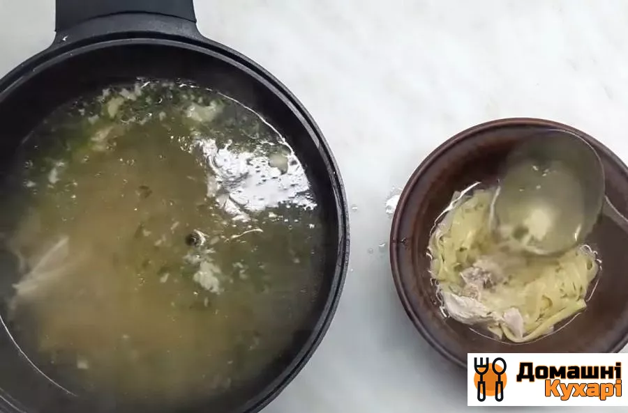 Суп з курки з локшиною - фото крок 7