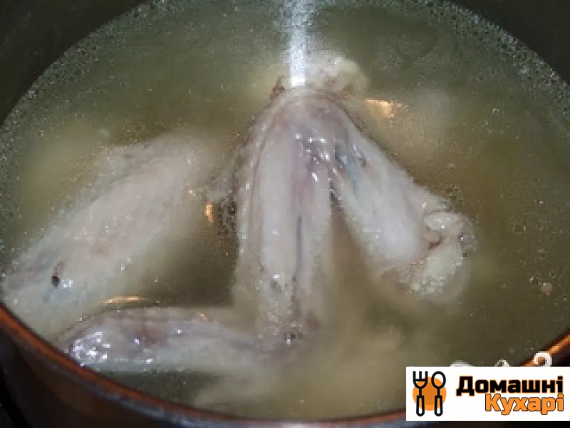Суп з курячих крилець - фото крок 1