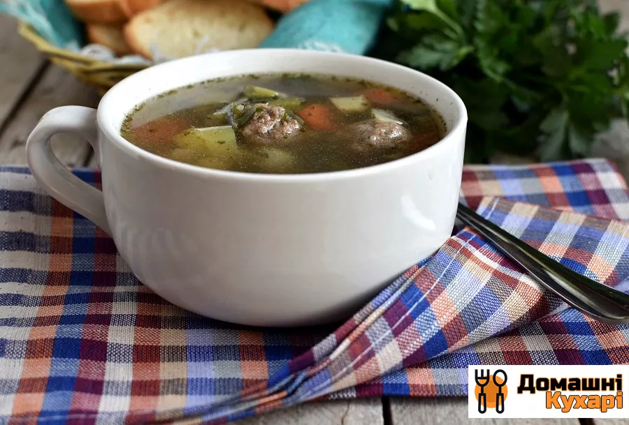 Суп овочевий з фрикадельками - фото крок 6