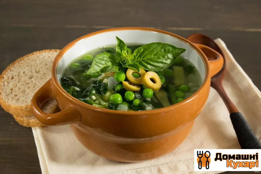 Суп з горошком, пшоном і оливками - фото крок 6