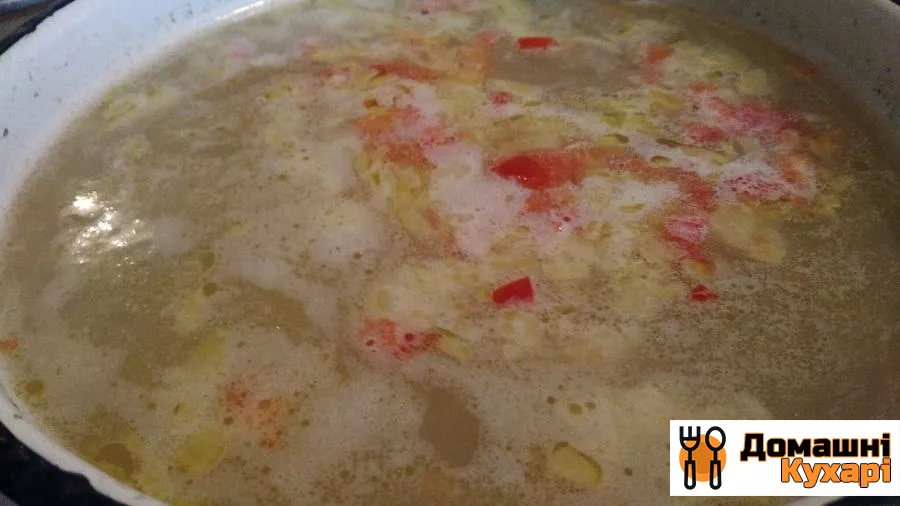 Суп з курячими шлунками і пшоном - фото крок 6