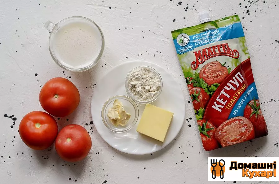 Суп з помідорами, сиром і кетчупом - фото крок 1