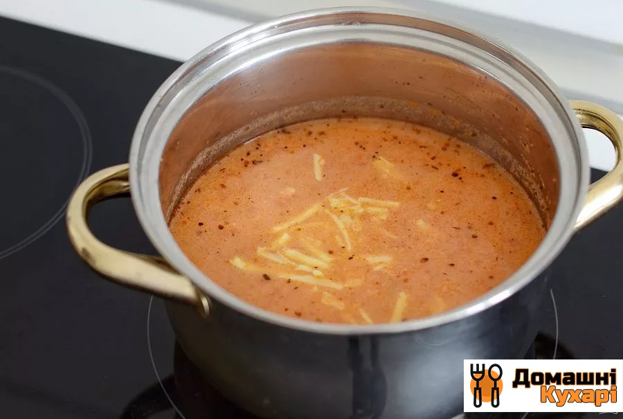 Суп з помідорами, сиром і кетчупом - фото крок 7