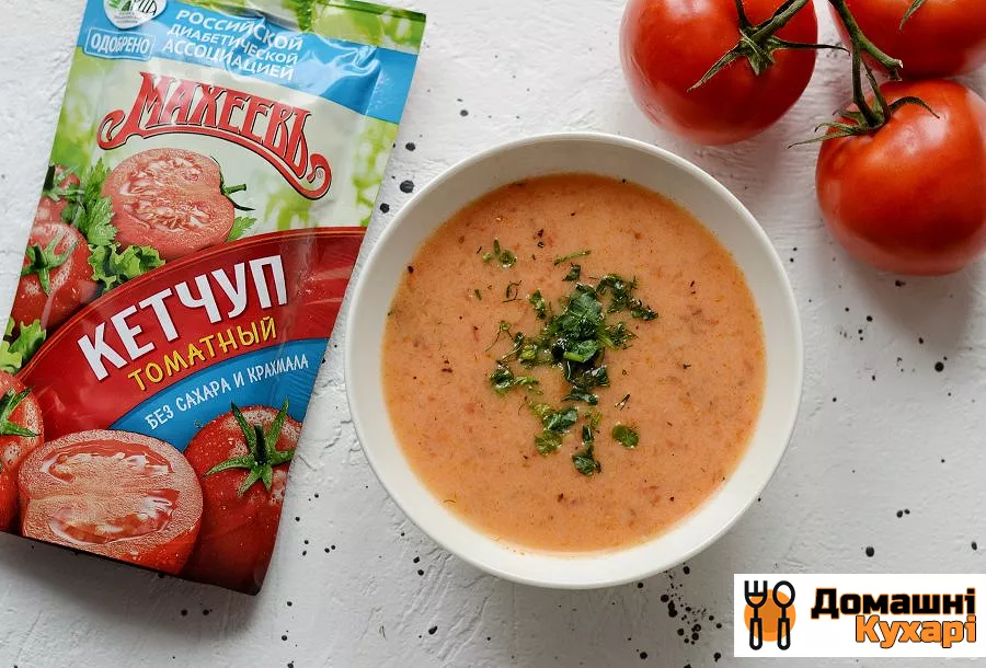Суп з помідорами, сиром і кетчупом - фото крок 8