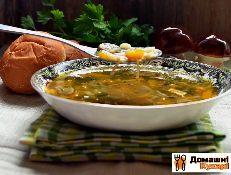 Суп з гарбузом і грибами - фото крок 7