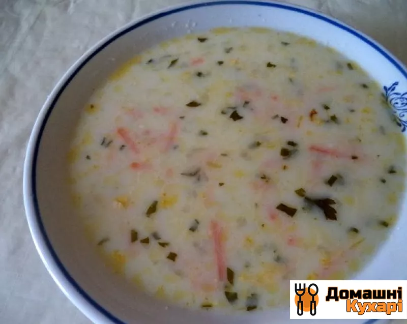 Суп сирний із зеленню - фото крок 4