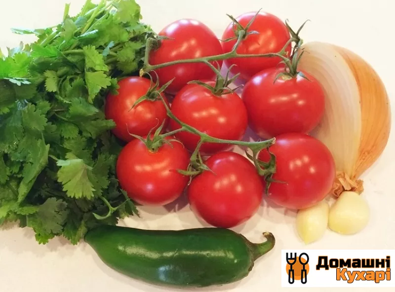 Свіжа томатна сальса - фото крок 1