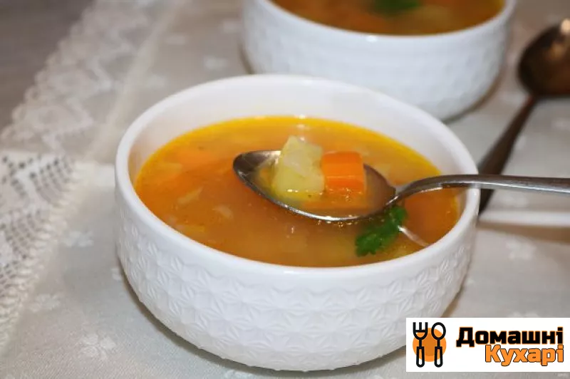 Рецепт Гороховий суп з гарбузом